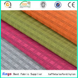 New Design PU/PVC Coated Duotone Plaid Jacquard Fabric for Backpack