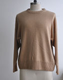 Women Pure Color Pullover Knitting Sweater