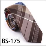 New Design Fashionable Silk/Polyester Check Tie (BS-175)