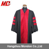 Wholesale Matt Deluxe Doctoral Graduation Gown with Fluted Back