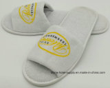 Open Toe Terry Towel Slipper Rubber Printing
