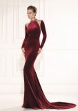 Long Sleeve Sexy Prom Party Formal Evening Dress