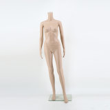 Headless Glass Base Skin Female PP Plastic Dummy Mannequin