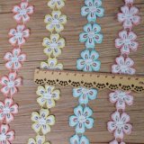 Wholesale 3cm Colorful Flower Lace Trimm for Hair Decorations