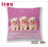 Dog Printed Cushion, Bed Decorative Square Pillow