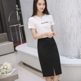 Women Winter Skirt Plus Size 3 Colors Woolen Package Hip Skirts Elasticity Skirt for Women