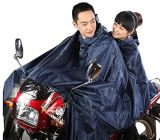 Adult Emergency Scooter Raincoat for Double Persons