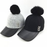 Custom Fashion 6 Panel Metal Chapter Winter Baseball Cap Hat