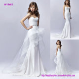 Gorgeously Contemporary Detachable High-Low Tulle Wedding Dress