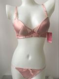 Factory Price Sexy Satin Lady Bra and Panty Set (CS03223)