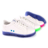 Women Shoes Fashion Leisure Comfort Shoes with Transparent Outsole (SNC-64020)