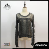 Women Sexy Fit Round Neck Knitwear Garment