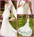 Halter Lace Bridal Gown Mermaid Beads Backless Wedding Dress S20175