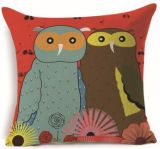 Owl City Digital Printing Pillow Owl Cushions
