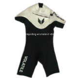 Short Neoprene Surfing Wetsuit with Nylon Fabric (HX15S107)