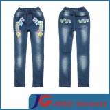 Girls Floral Print Denim Jeans (JC5160)