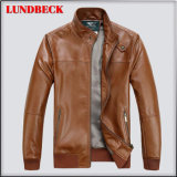 New Arrived PU Jacket for Men Winter Coat