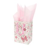 Hot Pink Color Customize Printed Personalized Paper Bags for Garments