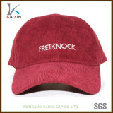 Custom Plain Corduroy Baseball Cap with Embroidery Logo