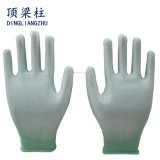 13G Polyester Shell PU Coated Safety Gloves with Ce