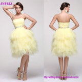 Fashion High Quality The Cake Layer Fluffy Short Evening Dress