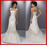 Beading Wedding Dress Vestidos Tulle Wedding Gowns Ld11518