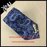 High Fashion Hand Rolled Cotton Printed Paisley Tie