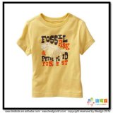 Custom Size Baby Apparel Round Neck Kids Shirt