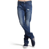 New Mens Jeans Pants Slim Fit Straight Leg Denim Jeans