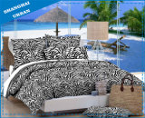 Leopard Print Cotton Polyester Bedsheet (set)