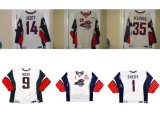 Customize Echl Elmira Jackals Miles Okeefe Kyle Reeds Hockey Jerseys