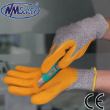 Nmsafety Crinkle Latex Palm Coated Cut Resistant Work Glove