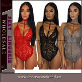 Custom Design Transparent Wearing Sexy Teddy Lace Underwear (TFQQ1079)