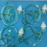 High Quality Disposable Strong Air Flow Cheap Nebulizer with Aerosol Mask (Green/Transparent, All Types)