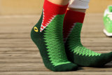 Exaggeration Bright Color Patten Dress Sock