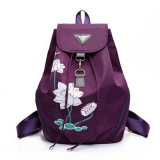 2018 Newest Style Nylon Cloth Shoulder Bag Lotus Printing Backpack (GB#1622 MF)