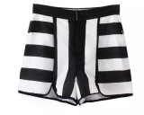 New Summer Wave Stripe Short Casual Pants for Women