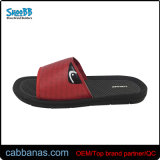 Soft PU Leather Slip on Slippers with One Strap for Mens