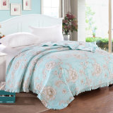 Korean Syle King Size Print Bedspreads Quilted Thin Bed Coverlet