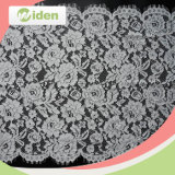 58cm Popular Nylon Flower Design Swiss Trimming Lace for Bridal