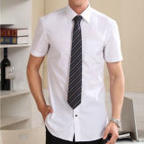 High Quality Custom Logo Short Sleeve Cotton Men Business Shirt