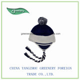 Promotional Normal Style Navy and Grey Knit Hat