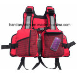 Red CE Foam Fishing Vest for Sport and Fishing (HT802)