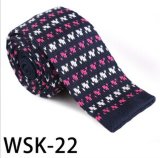 Men's Fashionable 100% Polyester Knitted Necktie (WSK-22)