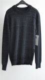 100%Cashmere Long Sleeve Round Neck Knitting Sweater for Men