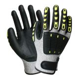 Nitrile Coated Cut Resistant Anti-Impact Mechanical Safety Working Glove