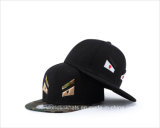 Custom Flat Brim Camo 2D Embroidery Blank Snapback Cap