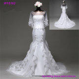 Wedding Dress Bride Ivory Chiffon Open Back Floor Length Sexy Dress