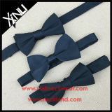 Black Color Silk Woven Hardware Bow Ties for Men