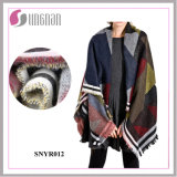 2016 Fashion Colorful Geometry Bohemia Imitate Cashmere Scarf Shawl